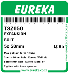 T3Z050 - Expansion Bolt -T3Z050_Label_T